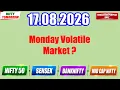 Nifty Tomorrow 17 08 2026 Option Trading For Beginners Technical Analysis in Tamil