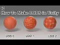 Ep 5 How to Create LODs in Unity Optimize 3D Models for Better Performance