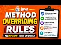 Method Overriding in Java All Important Rules Explained OOPs