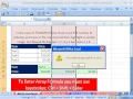 Highline Excel Class 38 Array Functions TRANSPOSE FREQUENCY