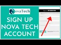 How to Novatech Account 2023 Novatech Account Sign Up