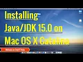 How to install 15 0 on Mac OS X Catalina
