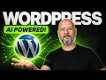 FINALLY WordPress Is Now Fully AI Powered Unlimited Possibilities