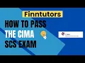 How To Pass The CIMA Strategic Case Study Exam An Introduction