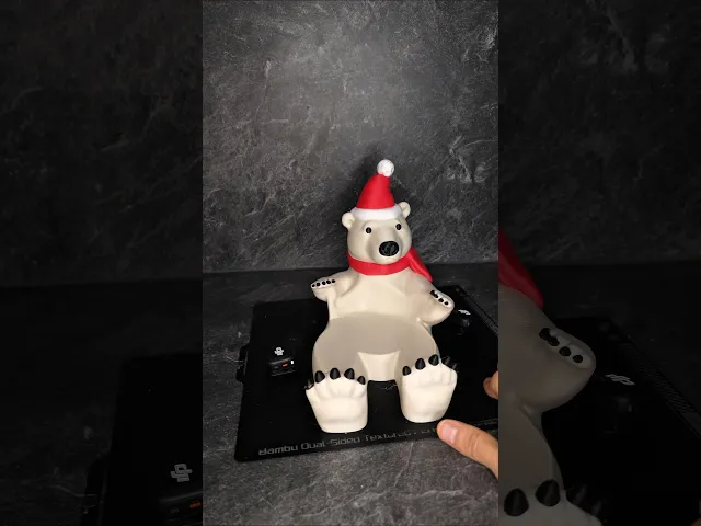 Christmas Polar Bear Bowl Home Decoration video thumbnail