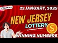 New Jersey Midday Lottery Results For - 23 Jan 2025