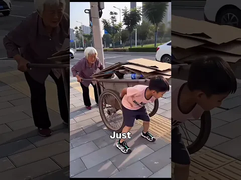 Kind boy hel old lady #shorts #viral #trending