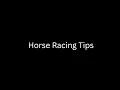 Tomorrow s Horse Racing Tips