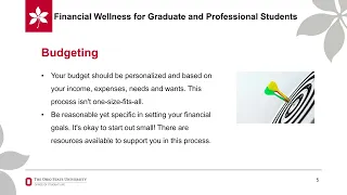 Financial Wellness Budgeting Tips The Ohio State University Office of Student Life