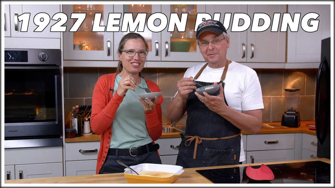 1927 Lemon Pudding - Old Cookbook Show