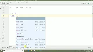 Python Tutorial for Beginners Infinite Looping Using While Loop in Python
