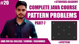 9 10 Diagonal Pattern program 7th Pattern program Pattern programs in java Part-7 Hindi