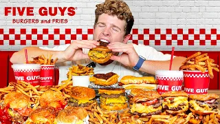 Eating The ENTIRE Five Guys Menu