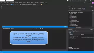 How to debug Blender with VS2013