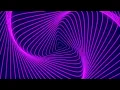 Purple Neon Spiral Rotating Triangular Tunnel Abstract Motion Graphics Animated Background