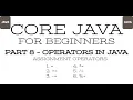 Part 8 - Core Java