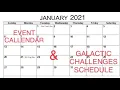 January Event Calendar Galactic Challenges Schedule Star Wars Galaxy of Heroes