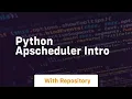 Python apscheduler intro