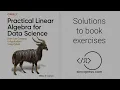 Linear algebra for data science chapter 10 exercise 3 determinant via LU diags w permutations