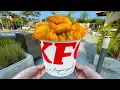 Eating KFC in Indonesia