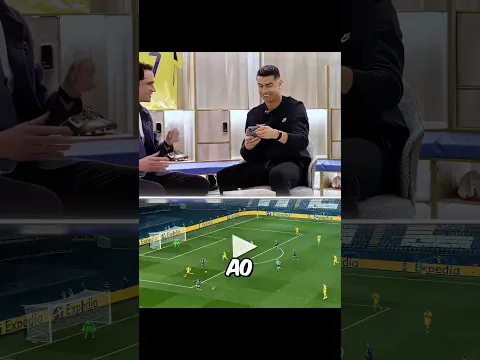 CRISTIANO REAGINDO A BICICLETA DO MESSI😂😳
