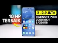 10 Hp 2 Jutaan Terbaik Dimensity 7300, Ram 8/256GB, Baterai 7000 mAh di Tahun 2025