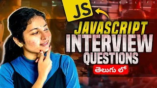 JavaScript Interview Questions Telugu
