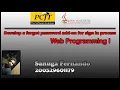 Web Project Task 5 1st year Develop a forgot password add-on for signin process Java Institute