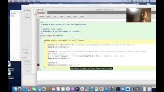 Java Programming Lesson 9 - Boolean Variables