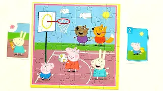 Peppa Pig and Friends🧩 Let’s Assemble a Fun Jigsaw Puzzle for Kids | Danik and Lesha