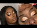 Blown-out Cut-crease tutorial Makeup for Black Women