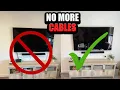 How to Hide Your TV Wires EASY