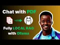 How to chat with your PDFs using local Large Language Models Ollama RAG