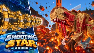I Unleashed The Shooting Star on a Parasitic Dinosaur Island! | The Shooting Star Bedrock