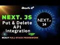 19 Next JS PUT DELETE API Integration in Telugu