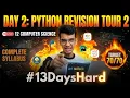 Python Revision Tour - 2 Let s finish it Day 2 Nitin Paliwal