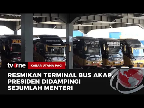 Presiden Jokowi Resmikan Terminal Bus Samarinda Seberang
