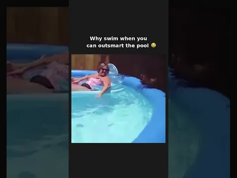He found a way around the water 😂 subscribe for more #shorts