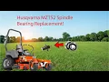 Husqvarna MZT52 Spindle Bearing Replacement