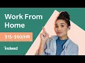 10 Remote Jobs You Can Work From Home - No Experience Needed Indeed Career Tips