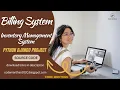 Billing System Inventory Management System Project in Python Django Source Code Included