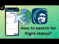 How to search for flight status using flight number in Alaska Airlines