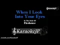 Download Lagu When I Look Into Your Eyes (Karaoke) - Firehouse