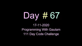 Inheritance in python 111 Day code Challenge Programming with Gautam