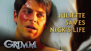 Juliette Fights An Ogre to Save Nick's Life | Grimm