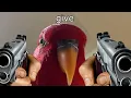 RED BIRB WANTS THE SAUCE