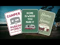 Camping Signs by the Lizton Sign Shop