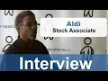 Aldi Interview - Stock Associate