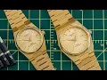 The All Gold Tone PRX Goes Automatic in Two Case Sizes - Tissot PRX Powermatic 80 Gold 35mm and 40mm