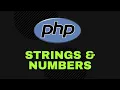 How to use string and numbers in PHP